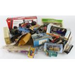 Diecast. A collection of various diecast models, including Corgi, Matchbox, Hot Wheels, etc. (some
