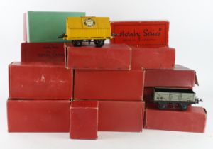 O Gauge. A collection of approximately thirty-two boxed Hornby O gauge model railway, including