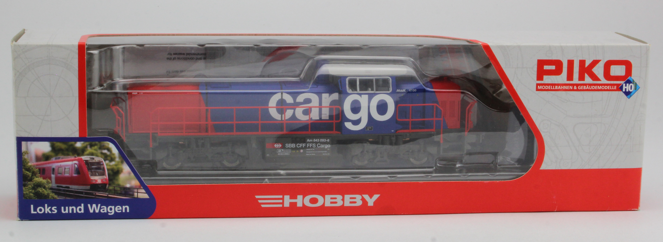 Piko boxed HO gauge SBB CFF FFS Diesel Locomotive AM843 (59400)