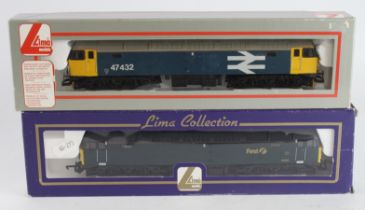 Lima. Two boxed OO gauge Lima locomotives, comprising Class 47 47811 'First Western' (204825); Class