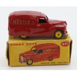 Dinky Toys, no. 471 'Austin Van, Nestle', contained in original box