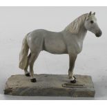 Beswick figure 'Eriskay Pony', on plinth, height 16cm approx. (figure has come unstuck from plinth)