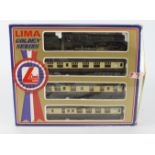 Lima Golden Series OO gauge 'King George V' locomotive and three coach set (L109706), contained in