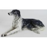 Rosenthal Borzoi dog, makers marks to base, height 17cm, length 37.5cm