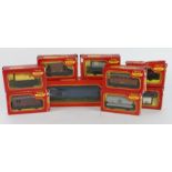 Triang Hornby. A collection of nine boxed Triang Hornby lomotive and wagons, including Co Co Type