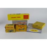 Dinky Toys. Seven boxed Dinky models, including mo. 697 '25 Pounder Field Gun Set'; no. 702 'D.H.