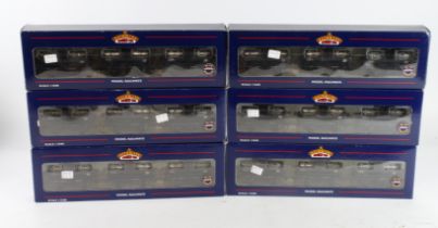 Bachmann. Six boxed Bachmann OO gauge wagons, comprising 14 Ton Tank Wagons ESSO Black Weathered (