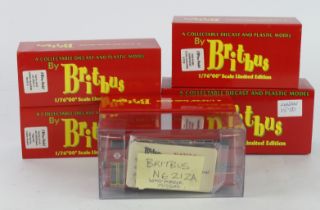 Britbus. Five Britbus OO scale models, comprising AS1-01; AS2-02; R801; N6205 & N6212A (one single