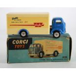 Corgi Toys, no. 453 'Commer Walls Refrigerator Van' (mid blue cab & chassis), with leaflet,