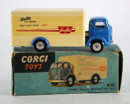 Corgi Toys, no. 453 'Commer Walls Refrigerator Van' (mid blue cab & chassis), with leaflet,