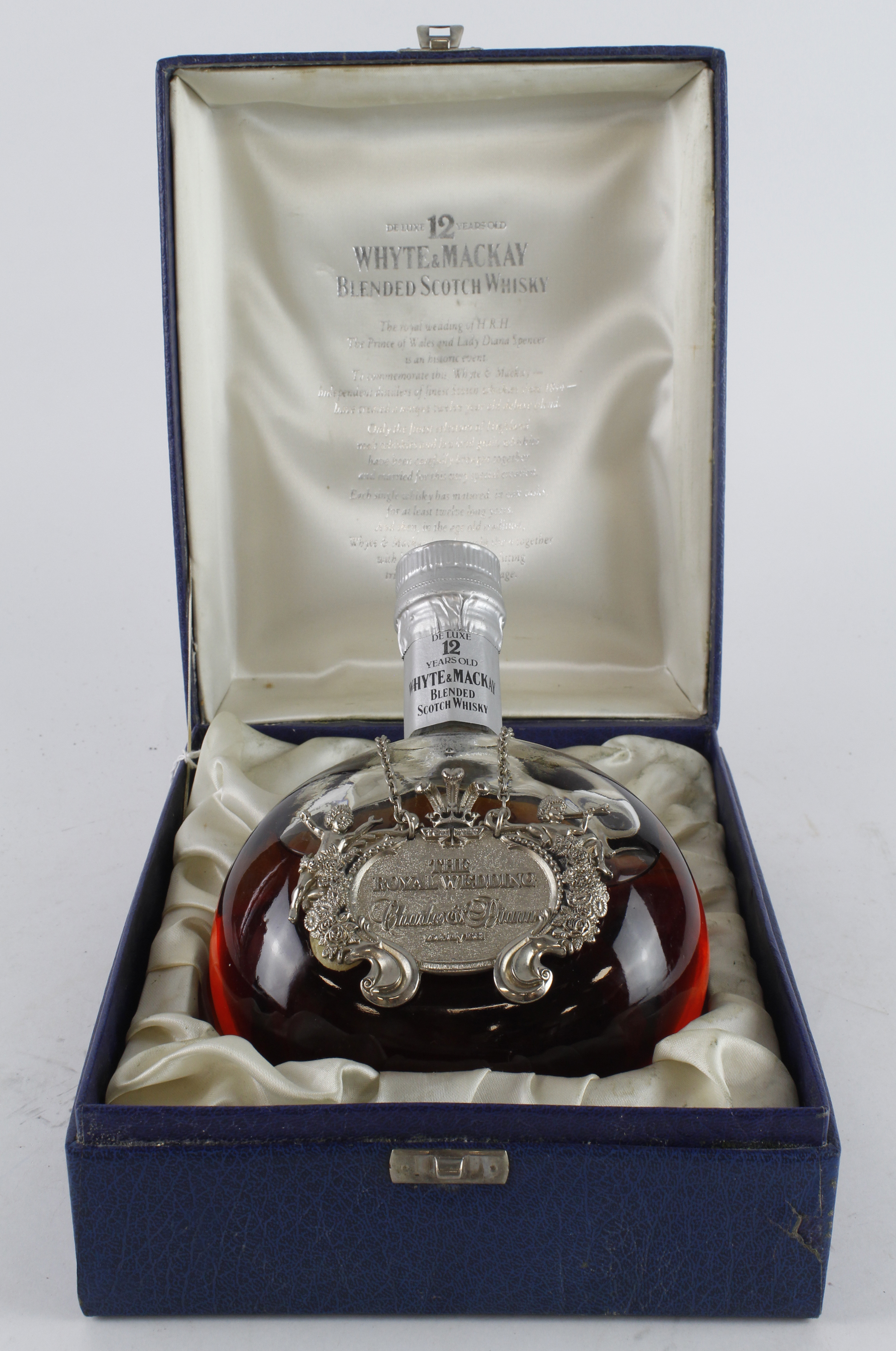 Whyte & MacKay 12 Year Old Blended Scotch Whisky, commemorating the Royal Wedding of the Prince of