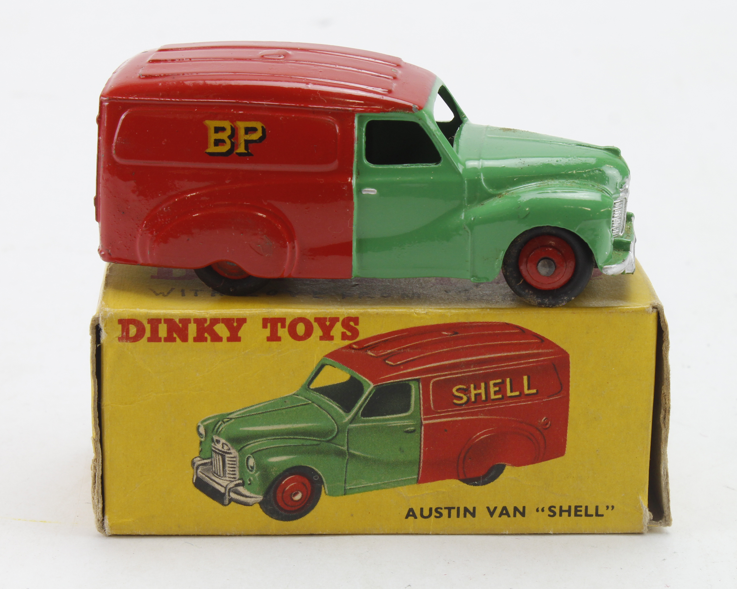 Dinky Toys, no. 470 'Austin Van, Shell', contained in original box (inscription to box)