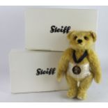 Steiff. Two boxed Steiff limited edition bears, both with certificates, comprising 'Bear of the Year