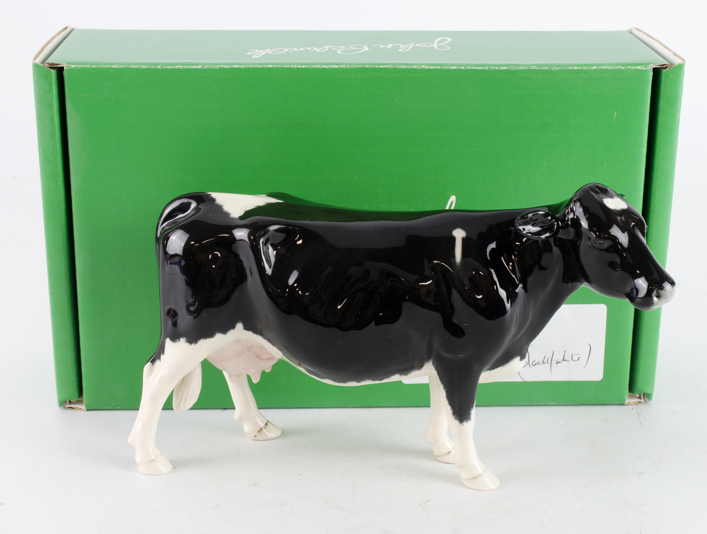 Beswick figure 'Shetland Cow' (4112), height 12.5cm approx., contained in original box