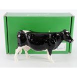 Beswick figure 'Shetland Cow' (4112), height 12.5cm approx., contained in original box