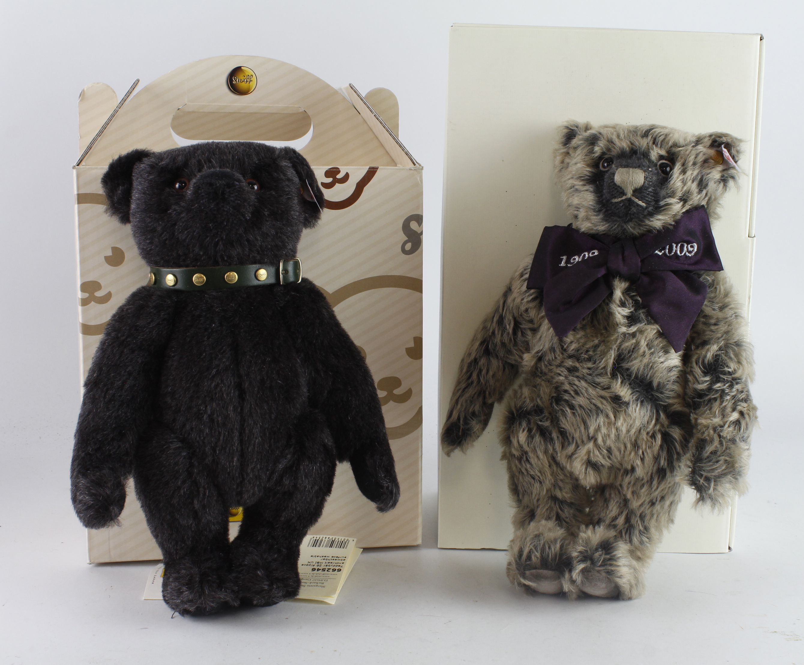 Steiff. Two boxed Steiff limited edition bears, both with certificates, comprising 'Margarete Bear',