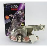 Star Wars Shadows of the Empire Boba Fetts Slave I vehicle, by Kenner / Hasbro, contained in