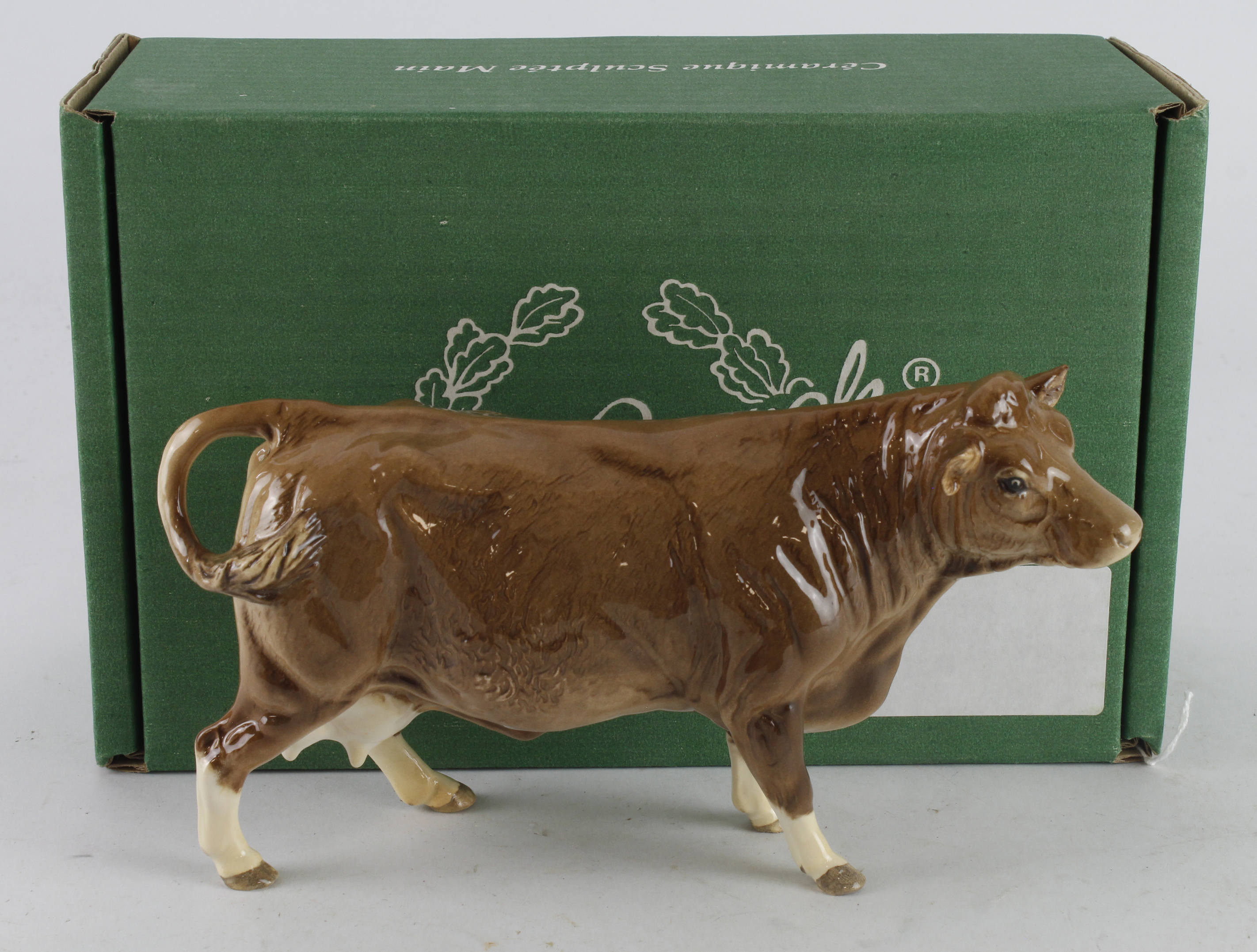 Beswick figure 'Limousin Cow' (BCC 1998), height 10.5cm approx., contained in original box