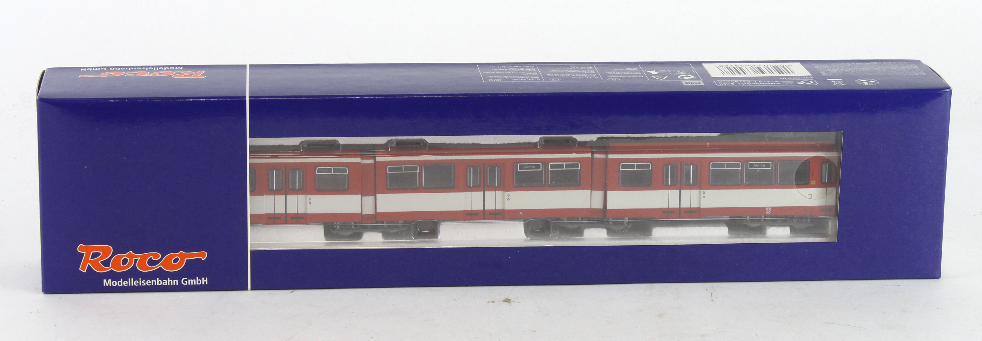 Roco boxed HO gauge German Cologne Train Railcar, 3 Coach Articulated (63092)