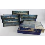 Minic. Ten Minic Hornby 1:1200 scale diecast Fighting Ships, each in original packaging, together