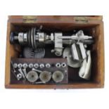 Taylor watchmakers lathe, with accessories, contained in original fitted case (sold as seen)