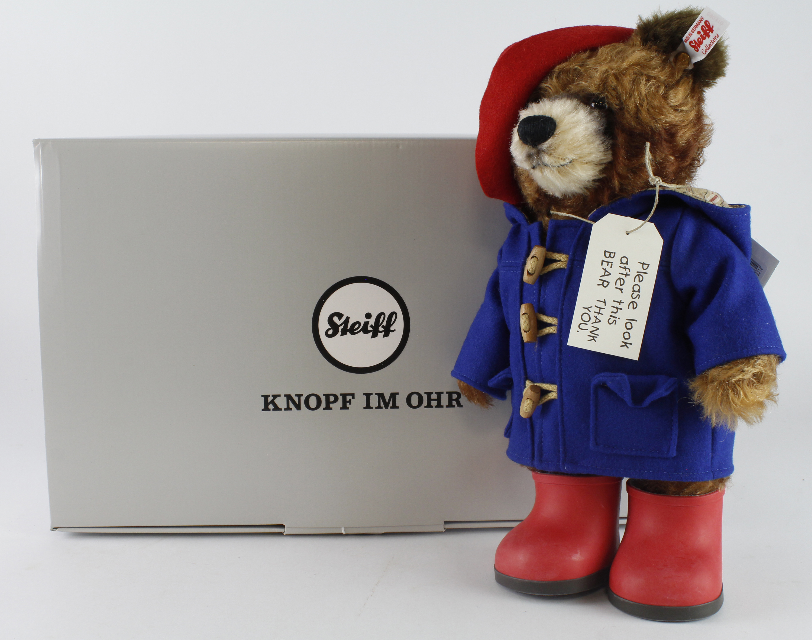 Steiff limited edition Paddington mohair bear, circa 2017, with certificate (1164/2000), contained