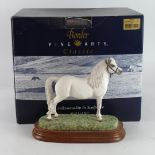 Border Fine Arts limited edition figure 'Welsh Mountain Pony Stallion - Section A', on wooden