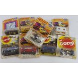 Corgi & Matchbox. A collection of nine Corgi & Matchbox models, comprising Corgi nos. E.53, 87,