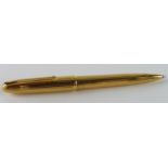 Cartier gold plated ballpoint pen