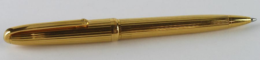 Cartier gold plated ballpoint pen