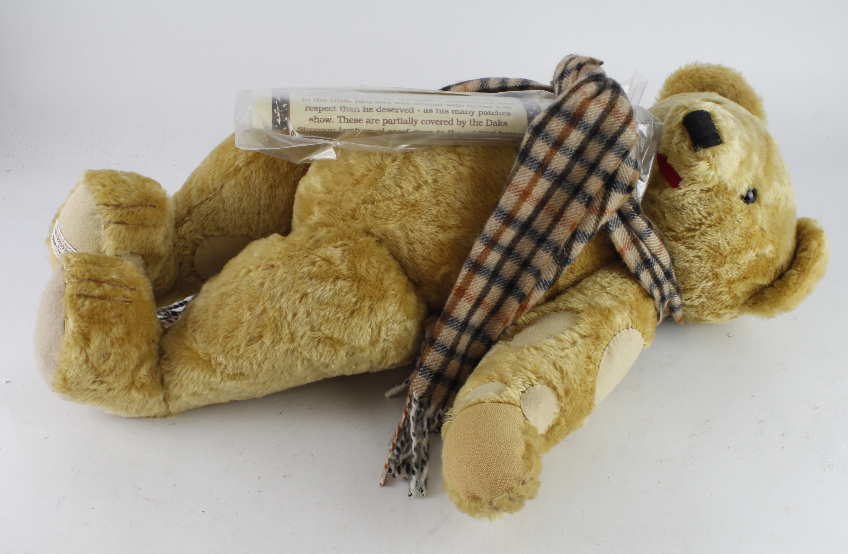 Merrythought large limited edition replica bear of 'Aloysius' from the television film 'Brideshead