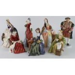 Royal Doulton limited edition Henry VIII (HN3458, 2180/9500) and his Six Wives, comprising Catherine