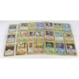 Pokemon. A collection of eighty-three English Pokemon WOTC Team Rocket cards (complete set, incl.