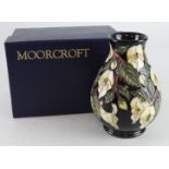 Moorcroft Mountain Gold pattern vase, makers marks to base, height 13.5cm