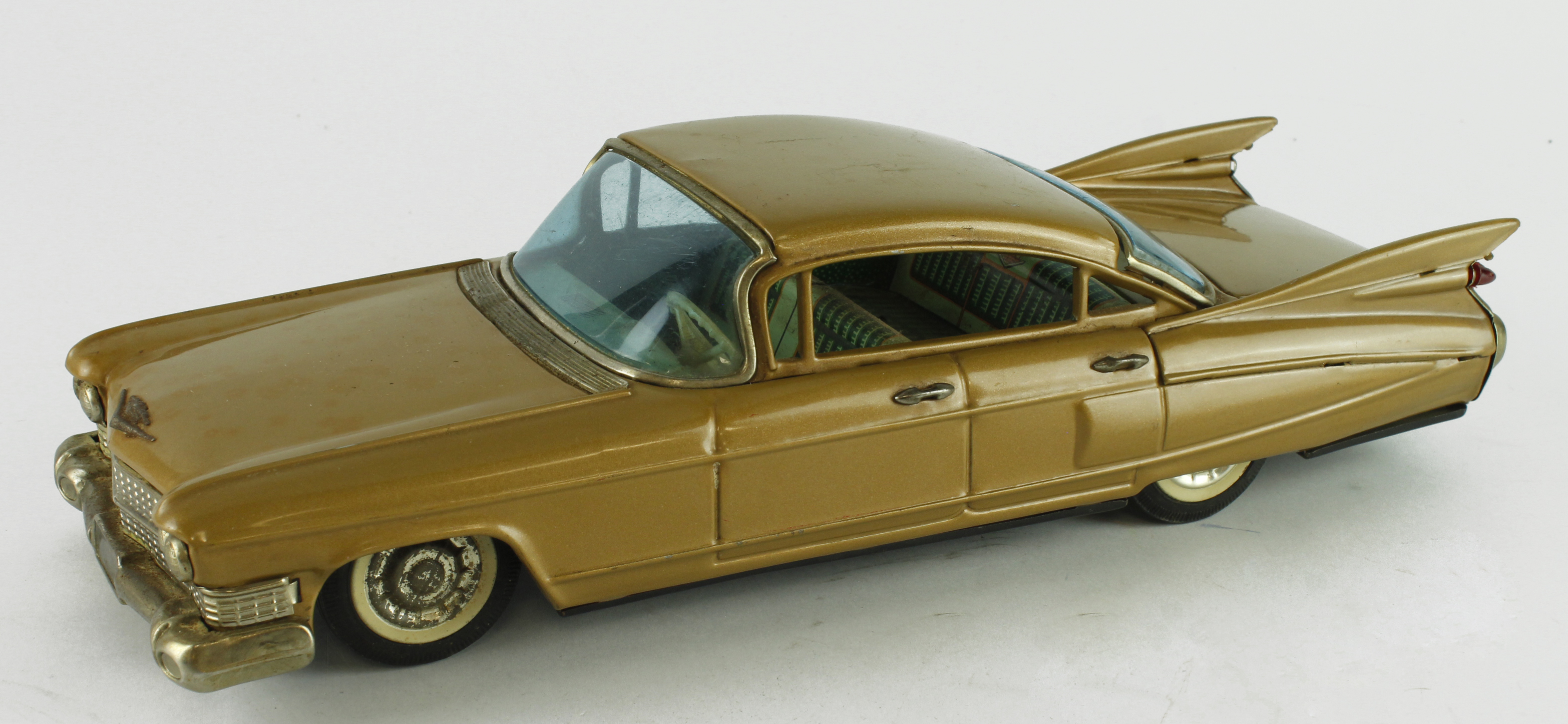 Japanese Bandai tinplate friction powered Cadillac, length 29cm approx.