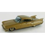 Japanese Bandai tinplate friction powered Cadillac, length 29cm approx.