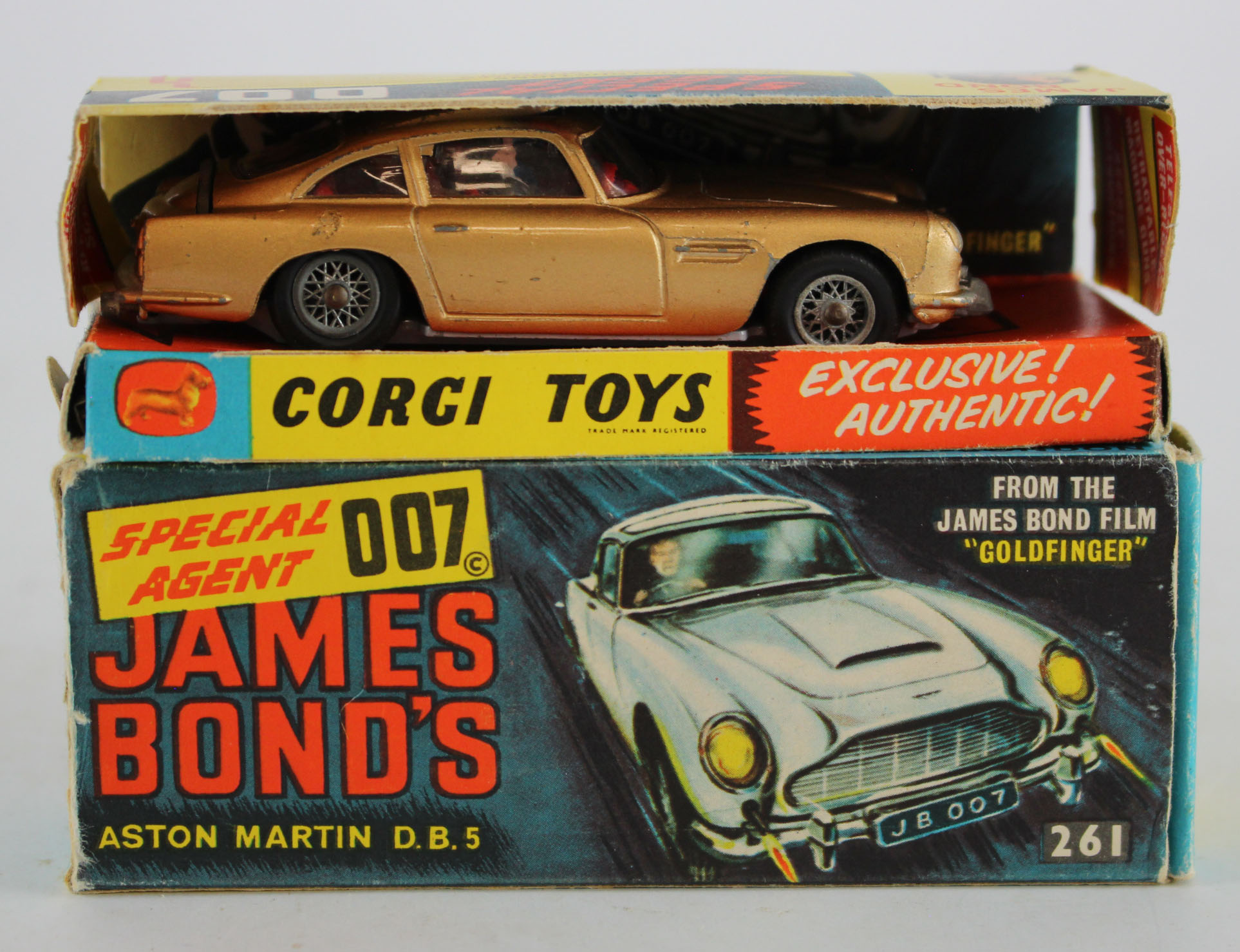 Corgi Toys, no. 261 'Special Agent 007, James Bonds Aston Martin DB5', with insert, instructions &