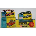 Corgi Toys. Four boxed Corgi models, comprising Chipperfields Circus Landrover Parade Vehicle (no.