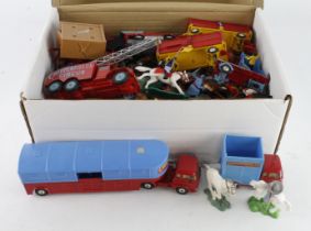 Diecast / Figures. A collection of diecast, including Corgi Toys Chipperfield Circus models,