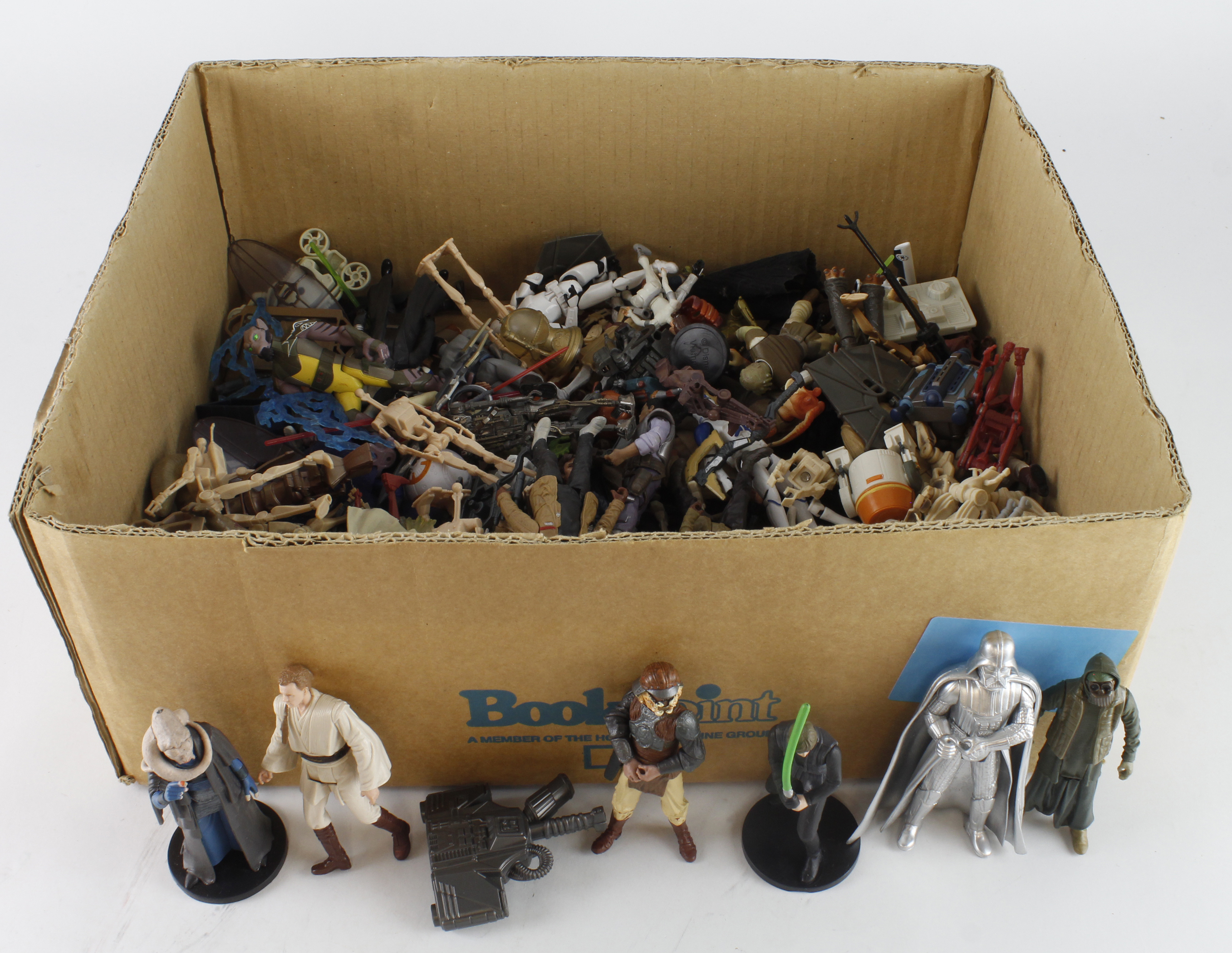 Star Wars. A collection of approximately sixty-five Star Wars figures (mostly Hasbro), circa 1990s -