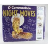 Commodore 64 console Night Moves Mindbenders edition, contained in original box, with a group of