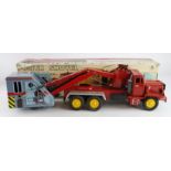 Tinplate Power Shovel on Diesel Truck, by SSS Quality Toys, contained in original box