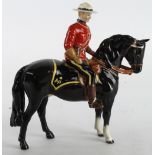 Beswick figure 'Canadian Mountie Policeman on Horseback' (1375), height 21cm approx.