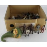 Star Wars. A collection of approximately thirty-eight Star Wars figures (mostly Hasbro), circa 1990s