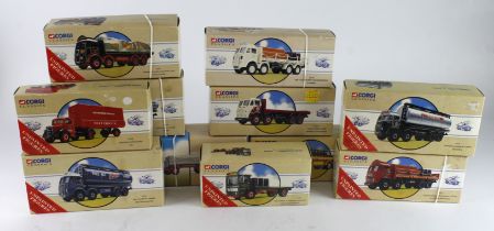 Corgi Classics. Eight boxed Corgi Classic model lorries, comprising 97942, 97329, 97366, 97370,