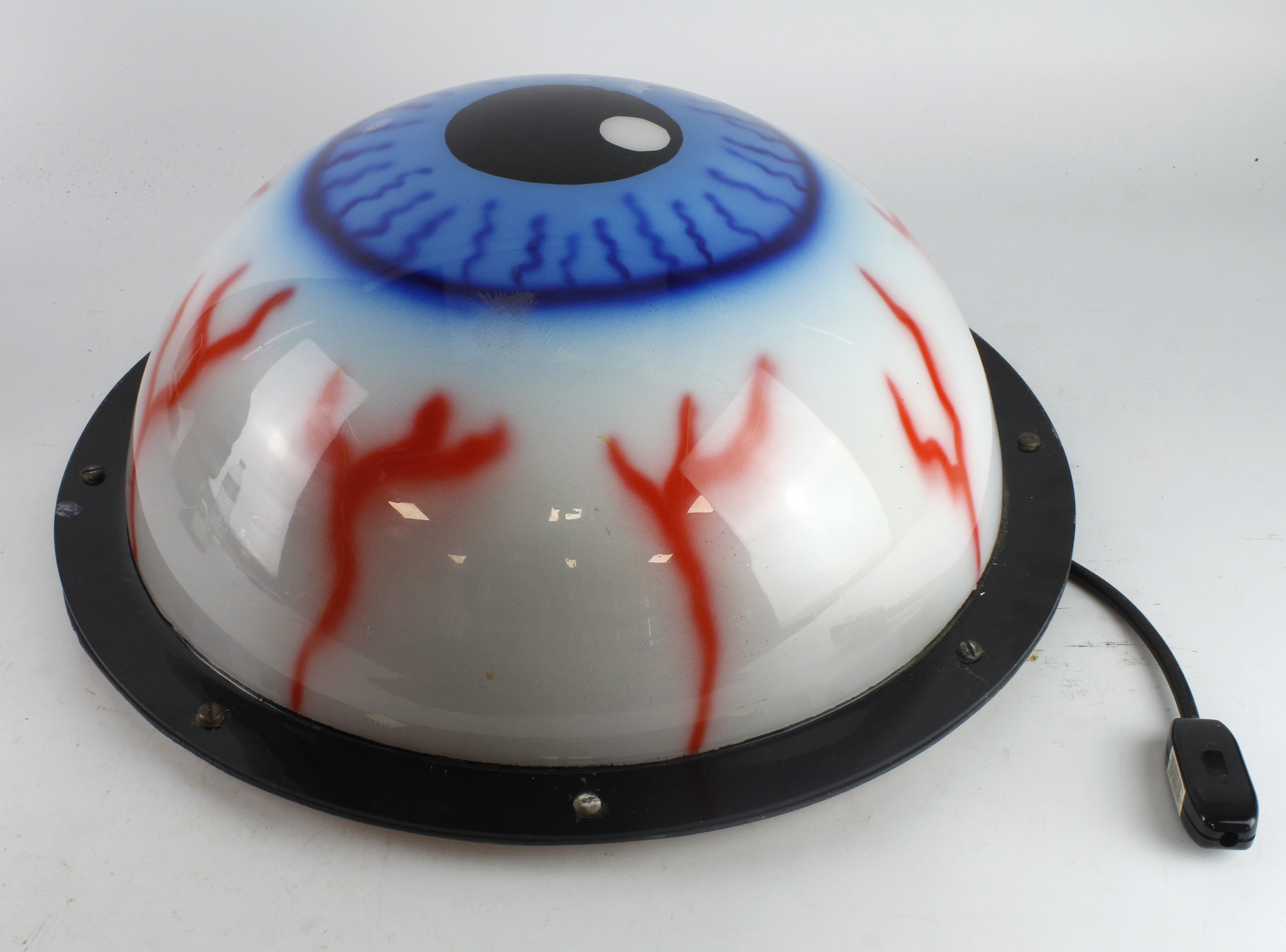 Blackpool Illuminations interest. An unusual large eyeball light, originally used for the