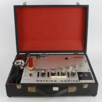 1970s WEM Solid State Watkins Copicat tape delay unit, with footswitch and original cover. AF