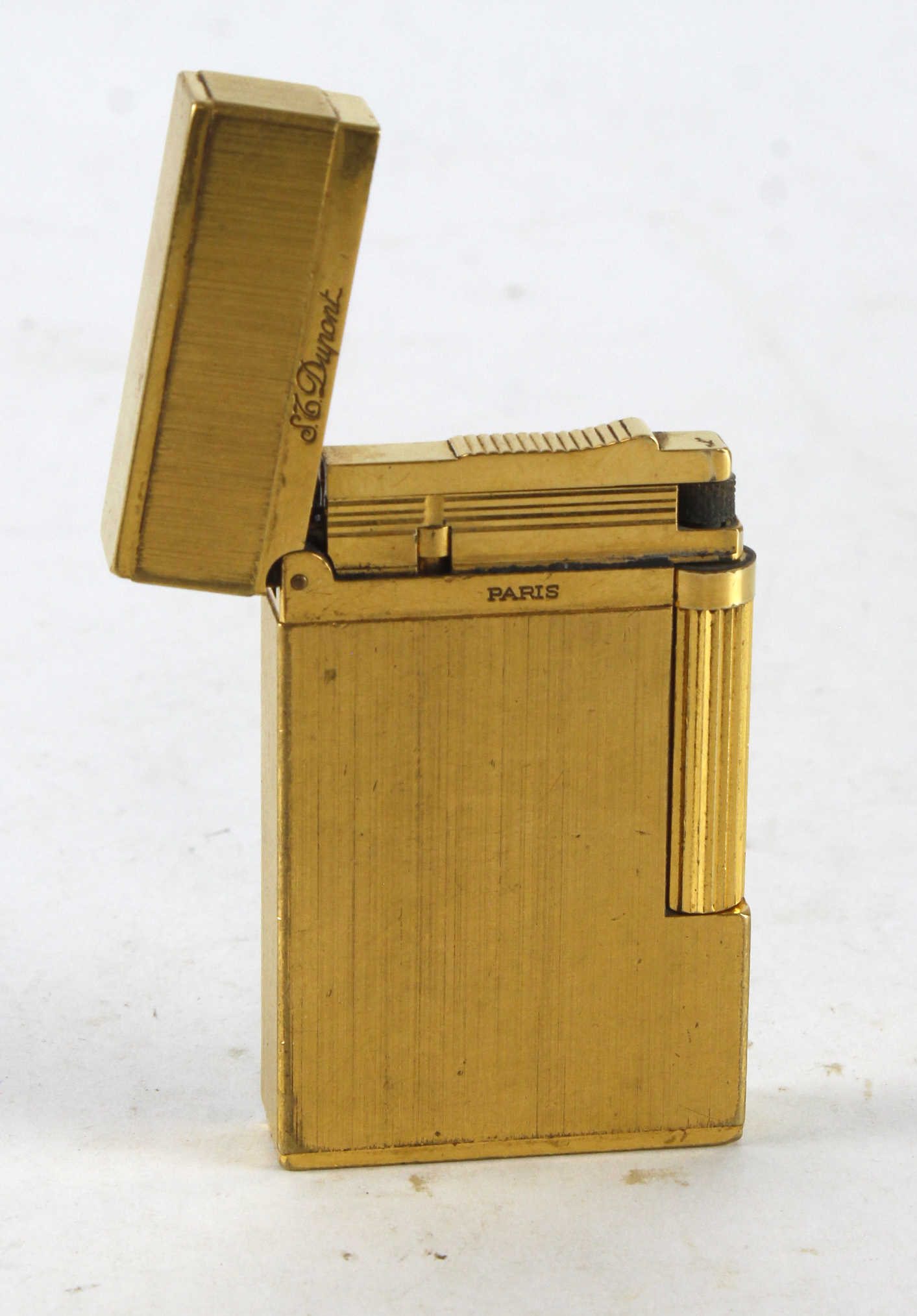 S. T. Dupont gold plated lighter