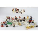 Disneykins. A collection of over forty Marx Disneykins, including Snow White & Dwarfs, Pinocchio,