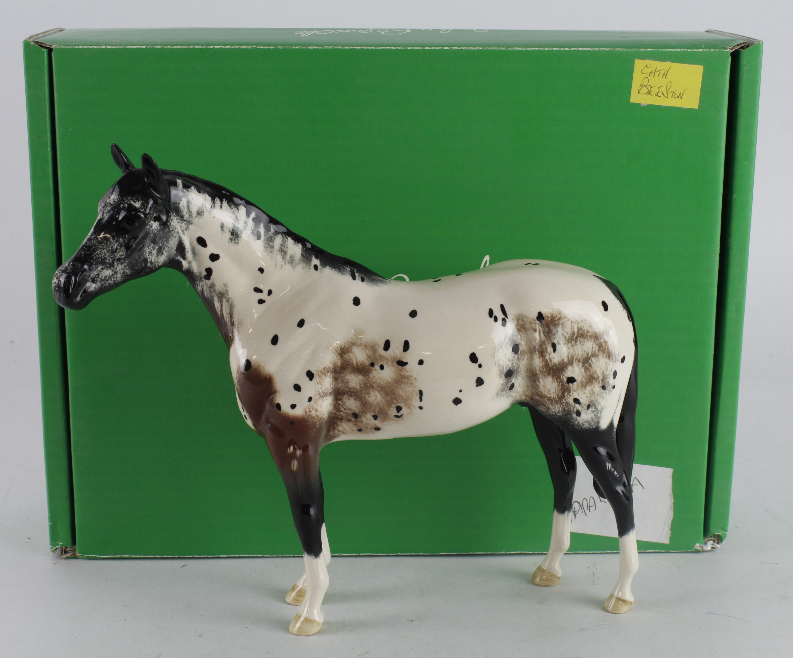 Beswick horse figure 'Appaloosa Stallion' (H1772), height 19.5cm, contained in original box